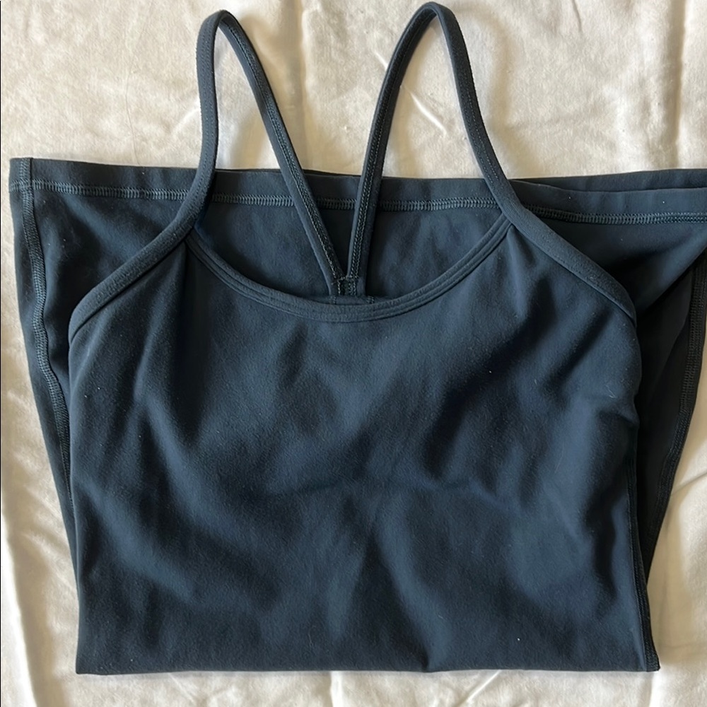 Dark Greyish Blue Y Tank Top